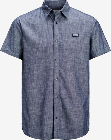 Coupe regular Chemise 'Portland' JACK & JONES en bleu : devant