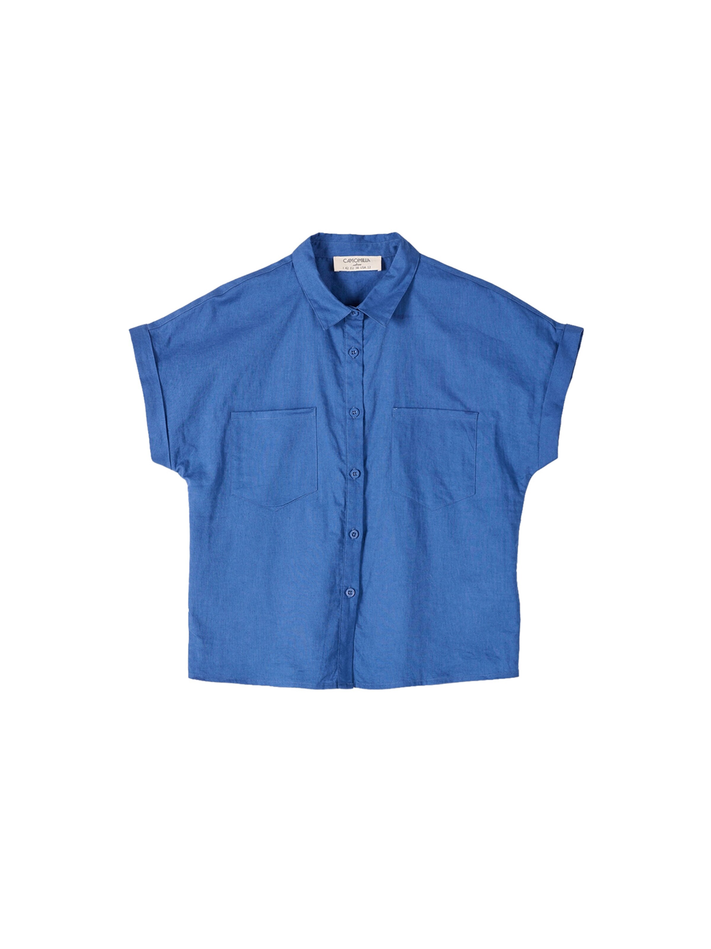 Chemisier 'CAROLIN' Camomilla Italia en bleu : devant