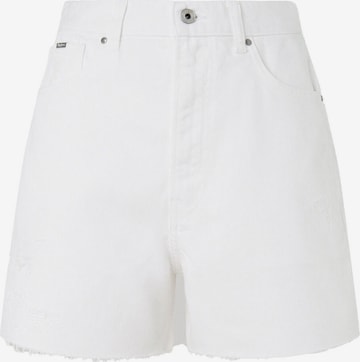 Pepe Jeans Regular Pants in White: front