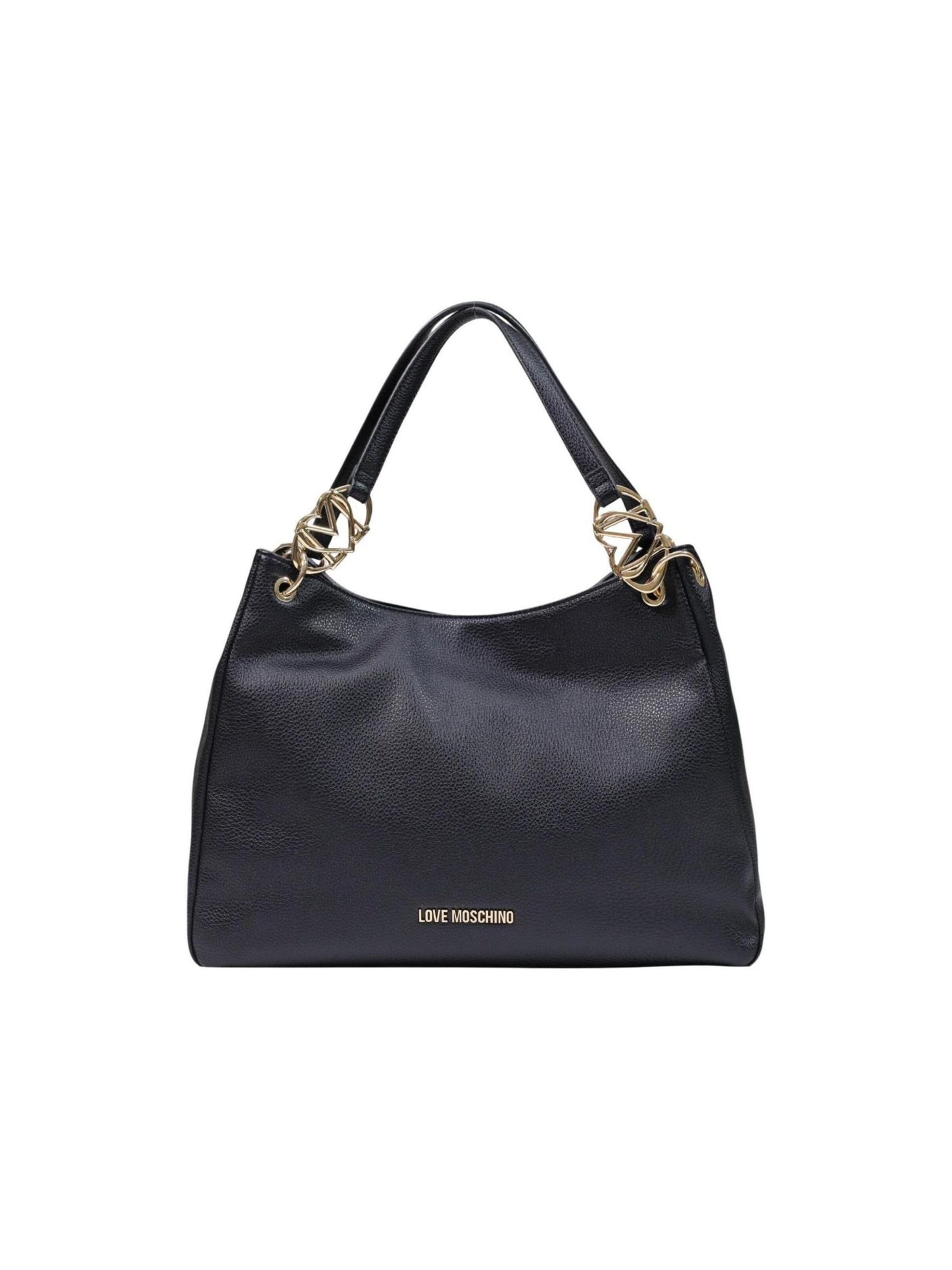 Sac bandoulière 'JC4014PP' Love Moschino en noir : devant