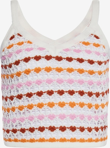 Tops en tricot ebeeza en orange : devant