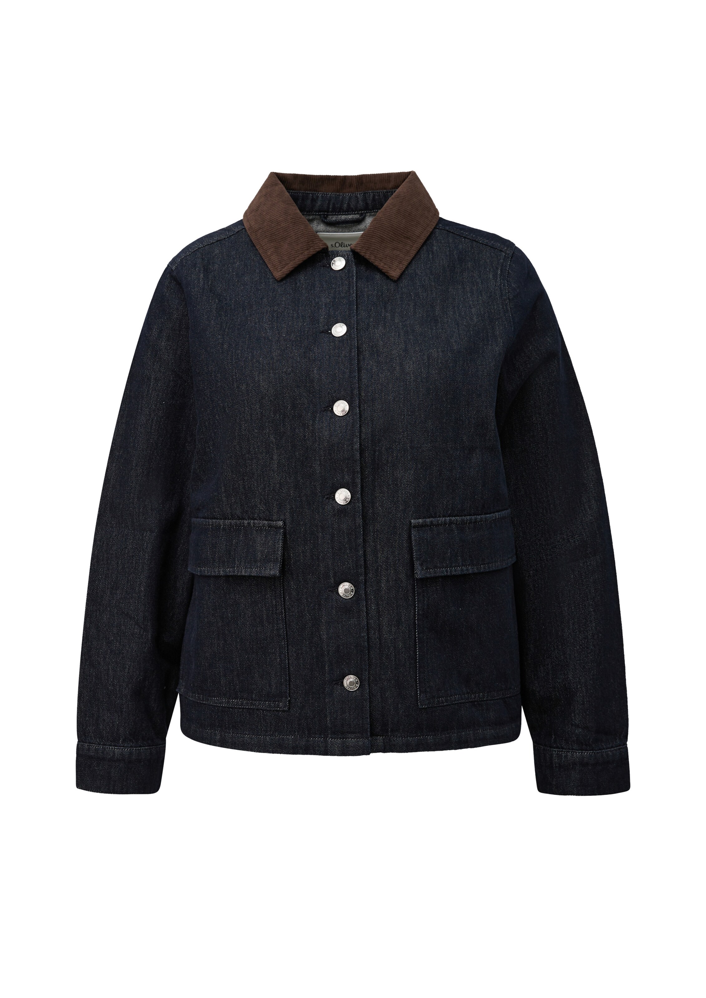 s.Oliver CURVE Tussenjas in Blauw: voorkant