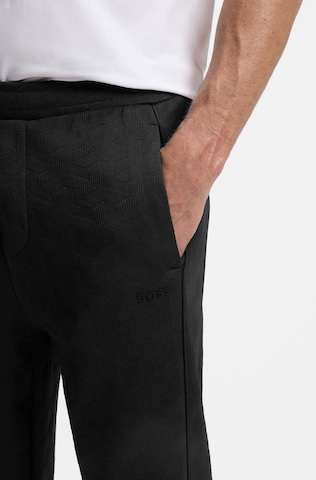 BOSS Regular Broek in Zwart