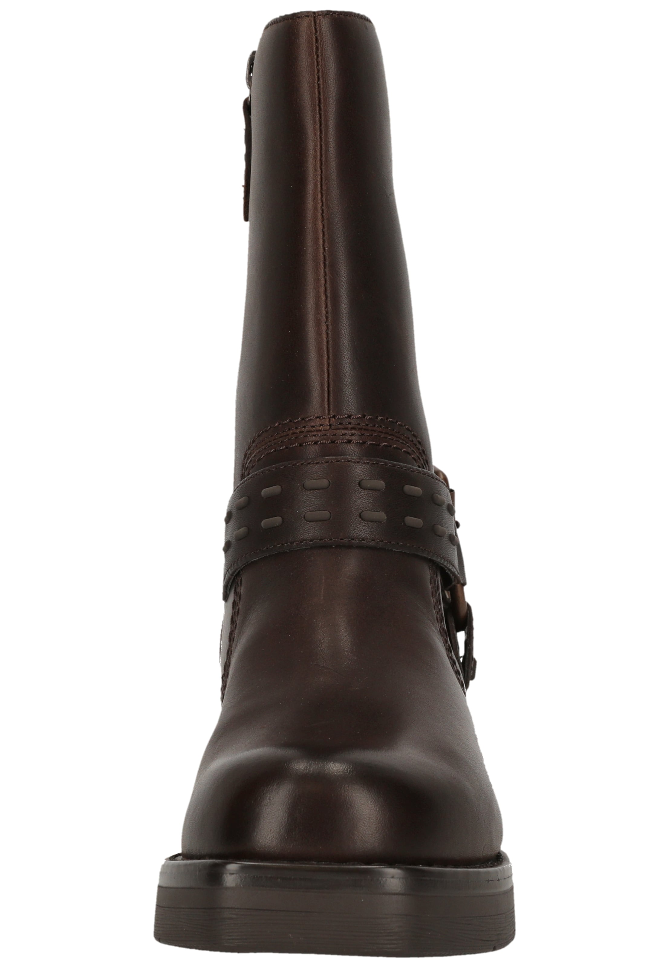 CLARKS Lederstiefel 'Rebelle Up' in Braun