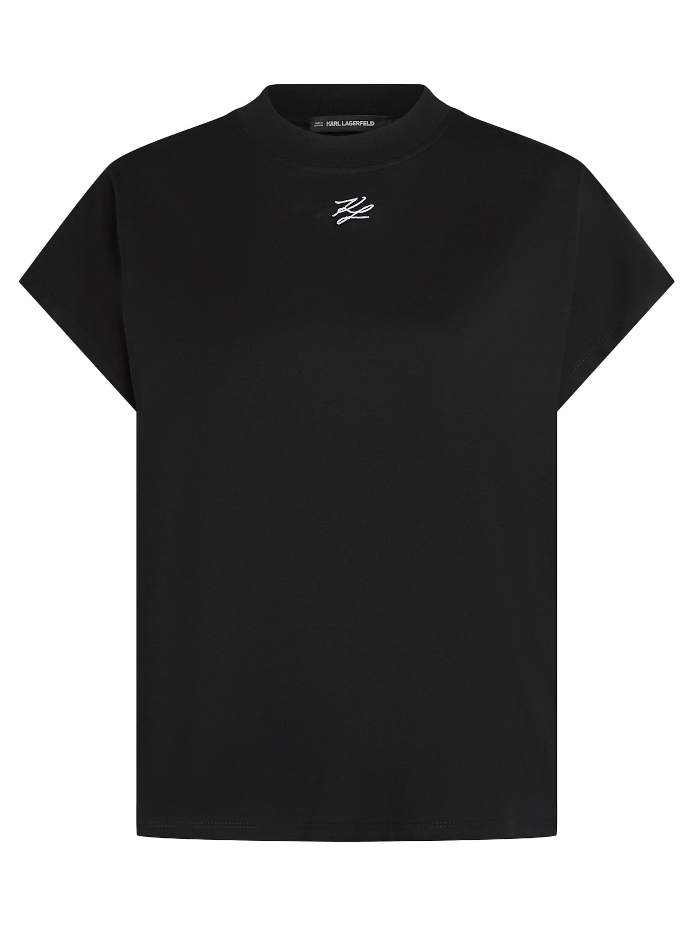Karl Lagerfeld Tričko – černá: přední strana