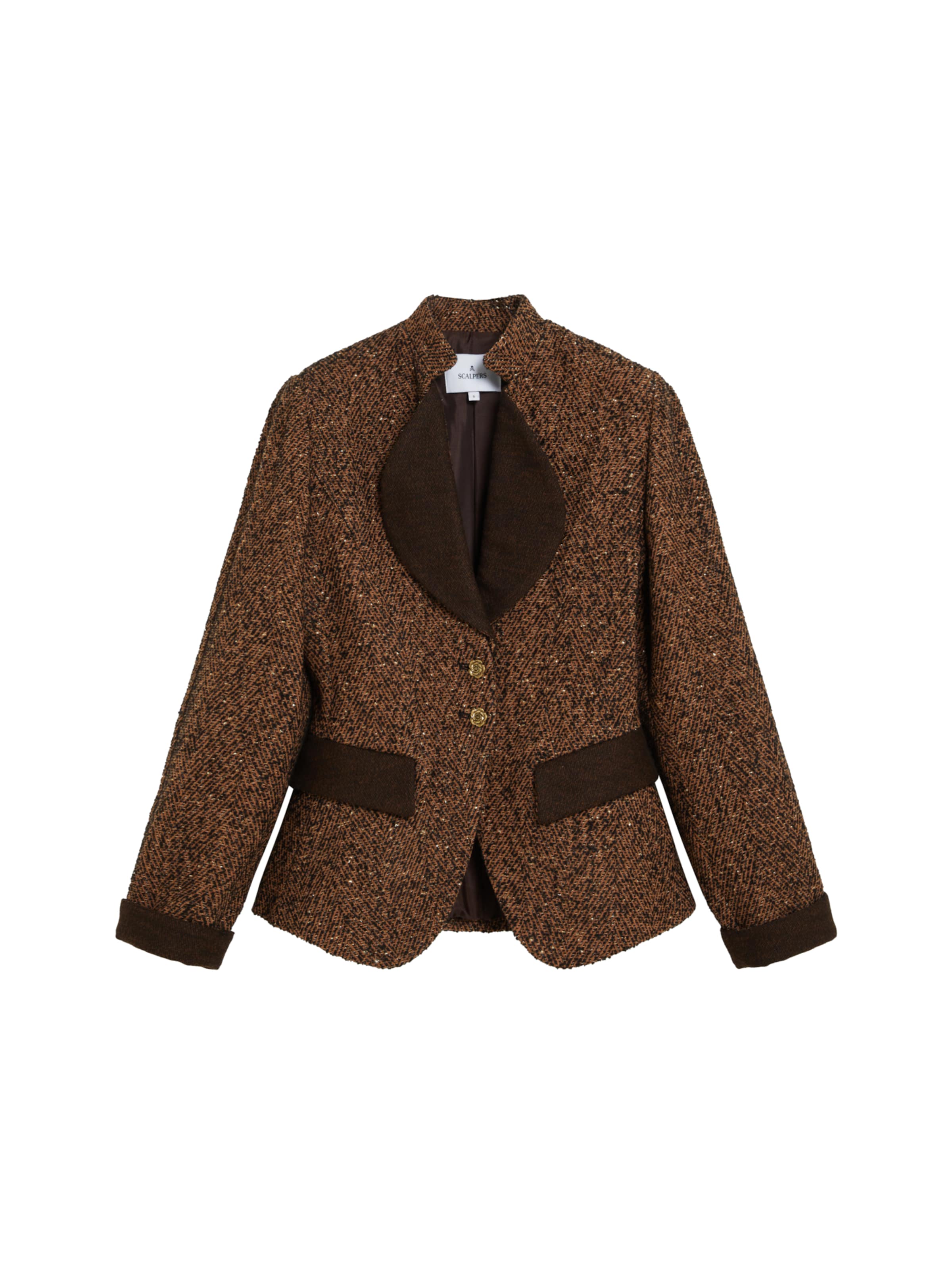 Scalpers Blazer ' ' in Brown: front