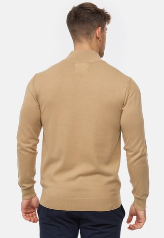 INDICODE JEANS Sweater ' Gore ' in Brown