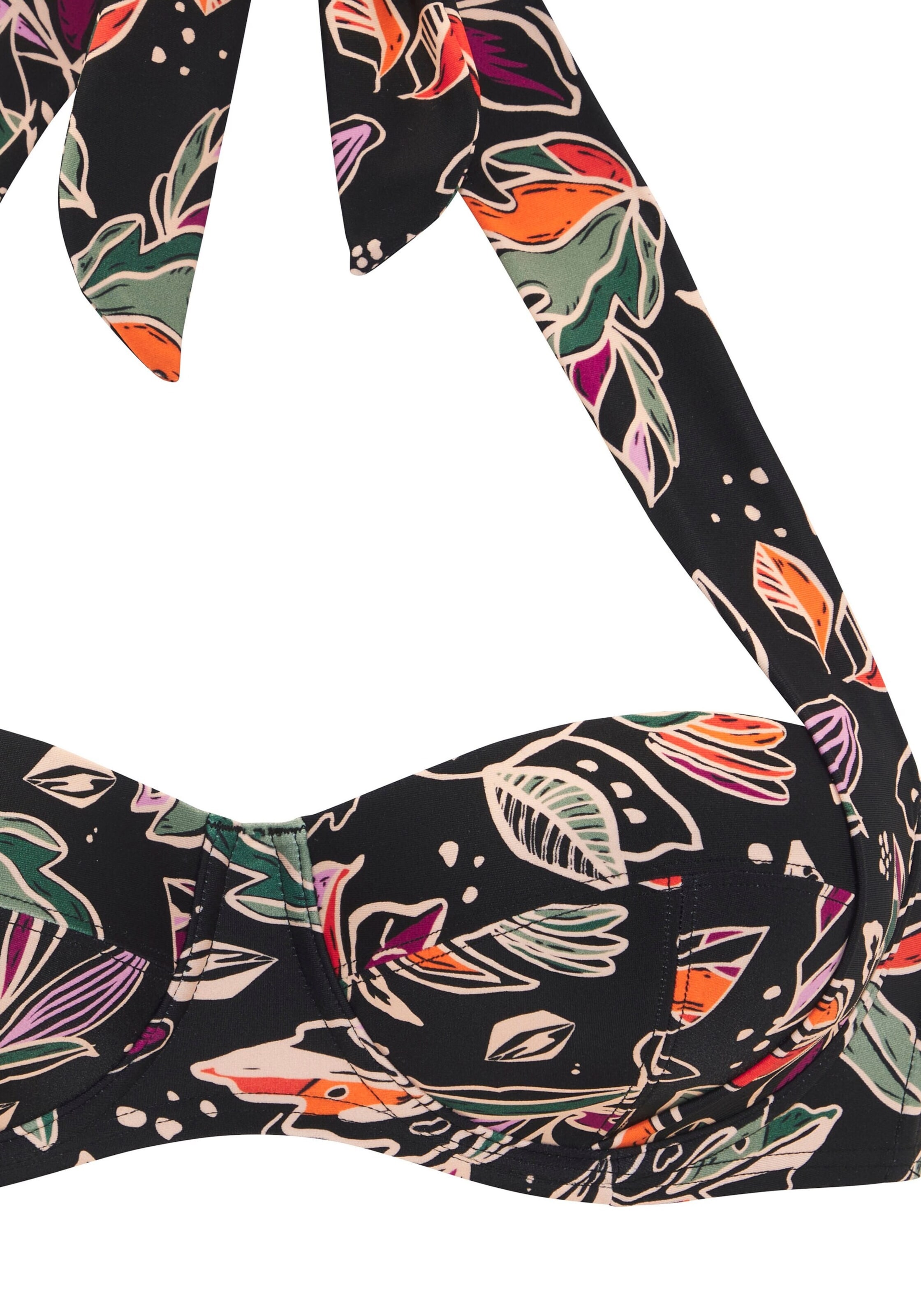 BUFFALO Bandeau Bikini Top in Black