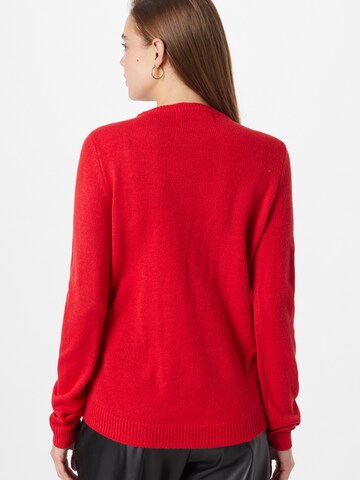 VERO MODA Trui 'Jingledeer' in Rood