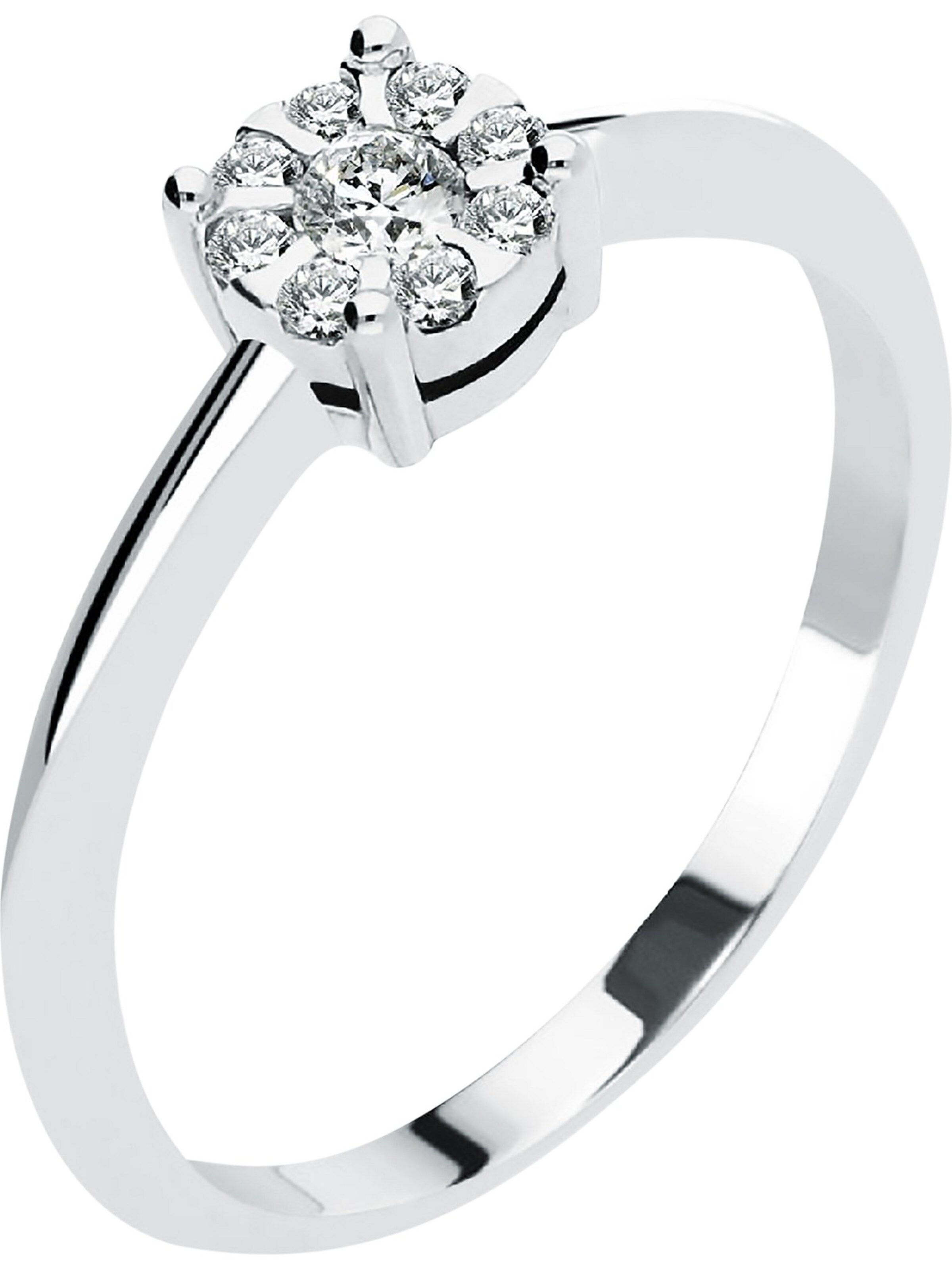 CHRIST Ring in Silber: Vorderseite