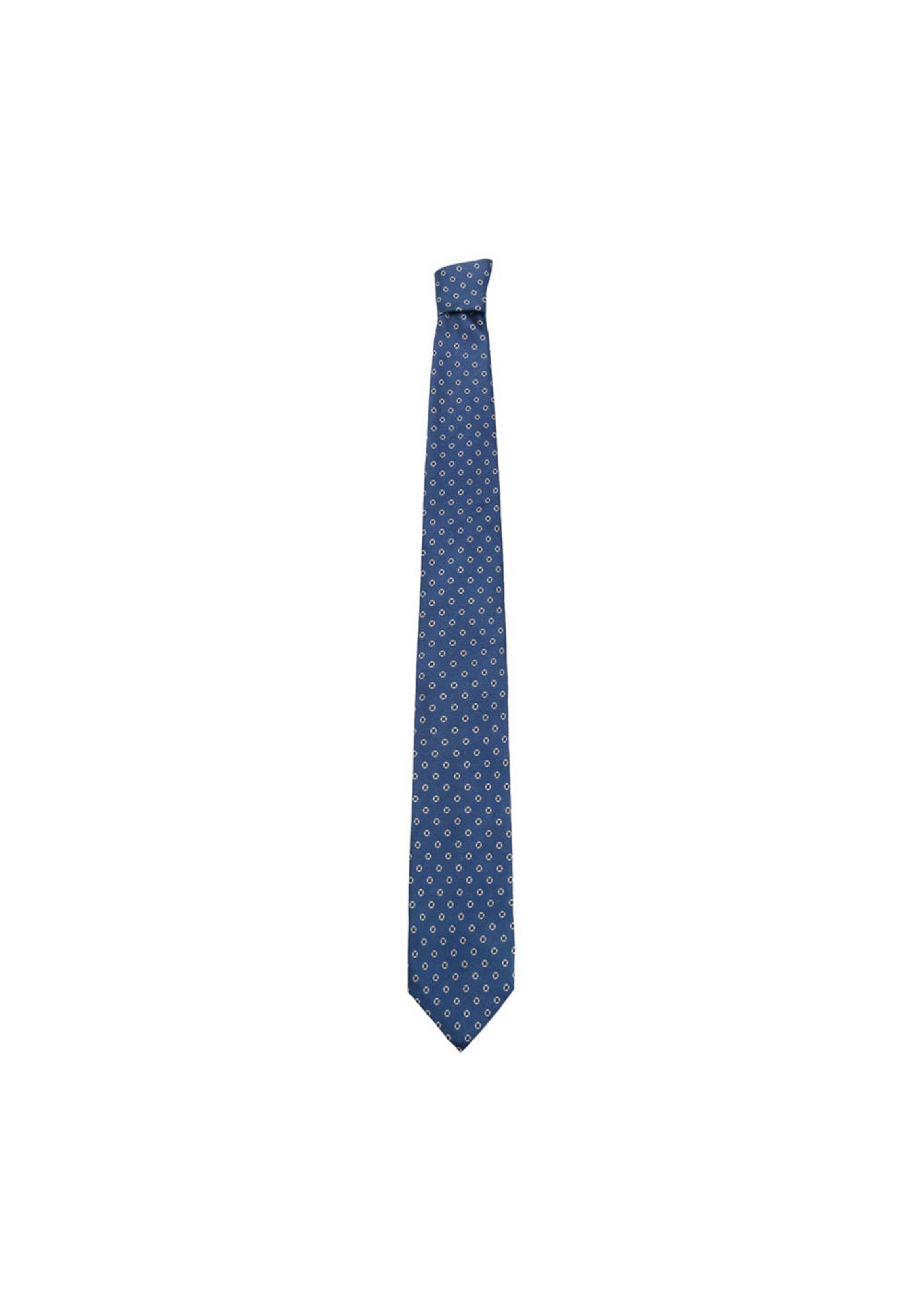 MANGO MAN Tie 'Geo8' in Onesize in Dark blue / Light grey / Black, Item view