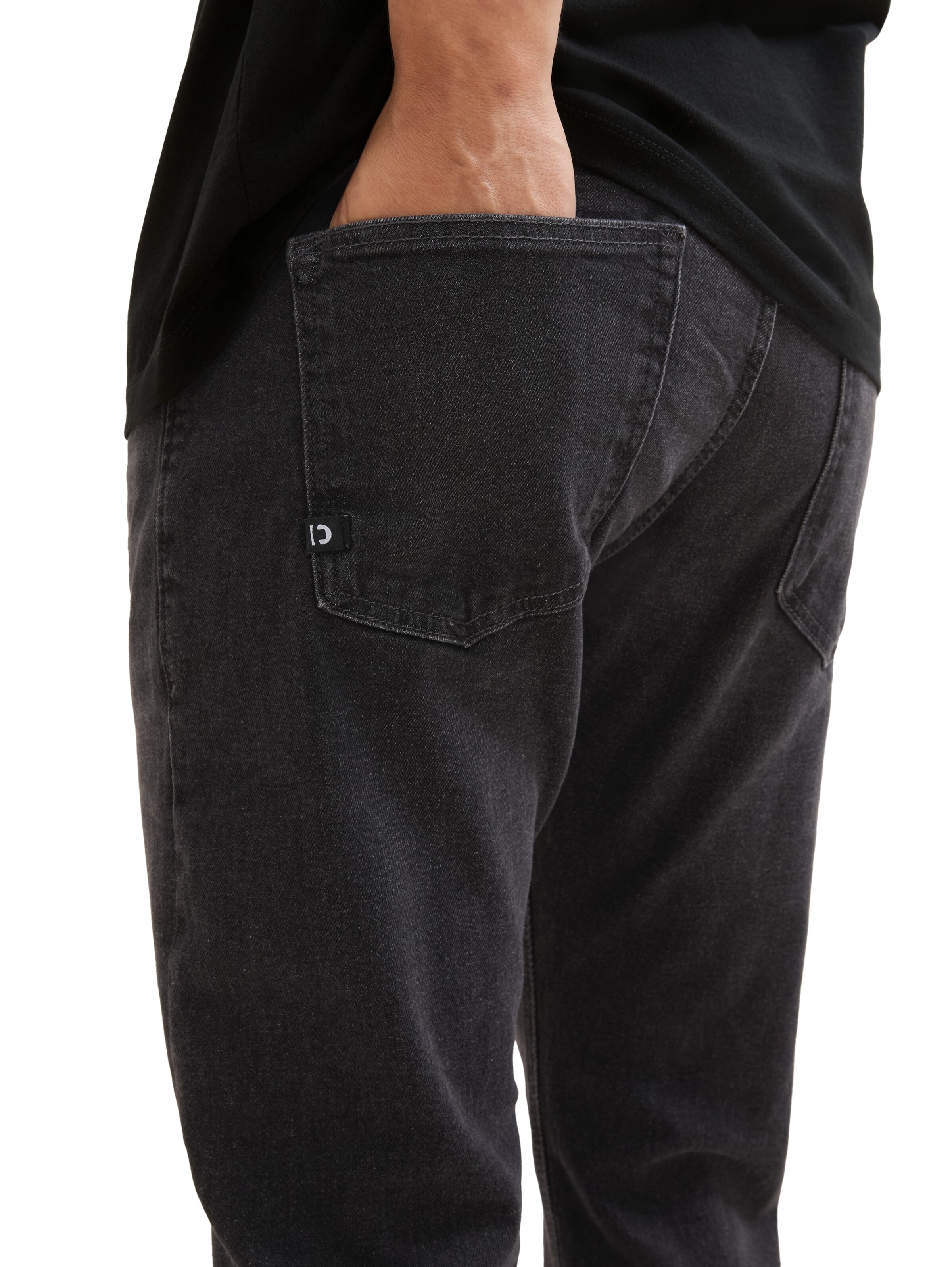 TOM TAILOR DENIM Slim fit Jeans 'PIERS' in Black
