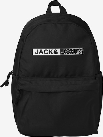 JACK & JONES حقيبة ظهر بلون أسود: الأمام