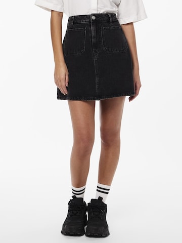 PIECES Skirt 'SKY' in Black: front