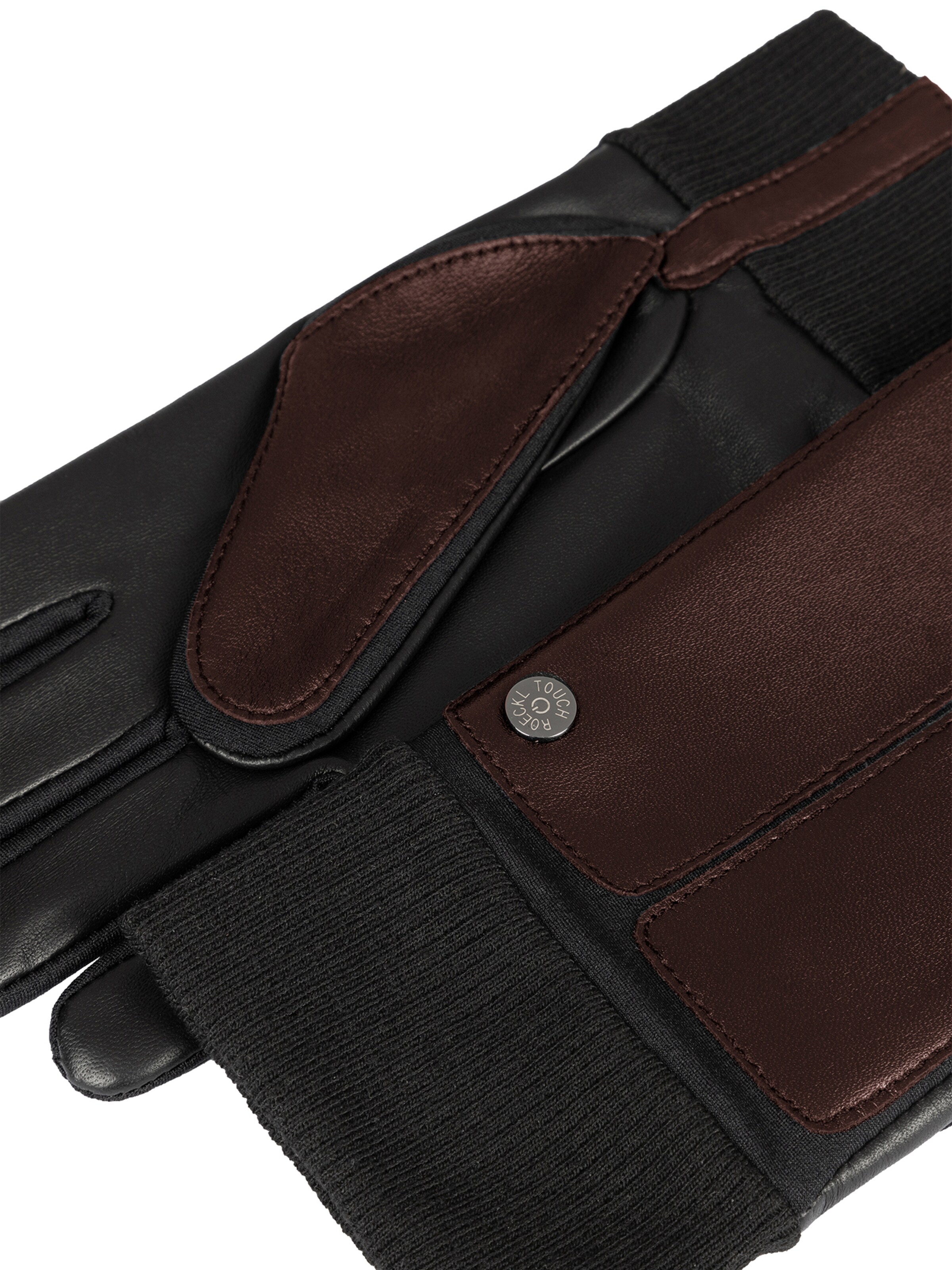 Mezzoguanti 'KOPENHAGEN TOUCH' di Roeckl in marrone
