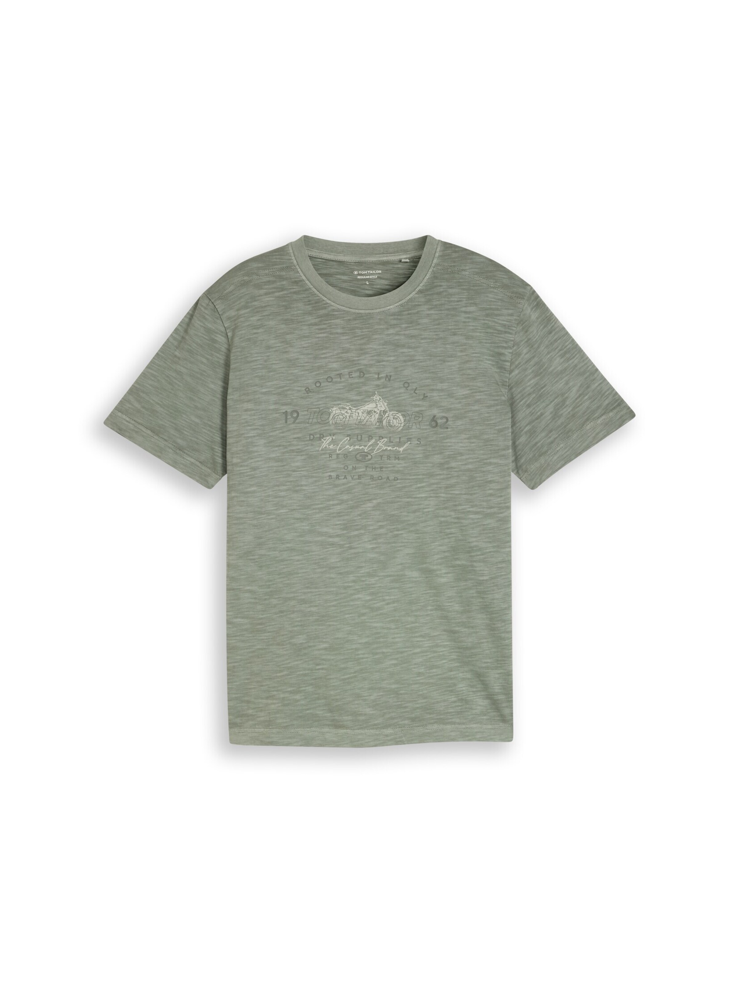TOM TAILOR Shirt in Groen: voorkant