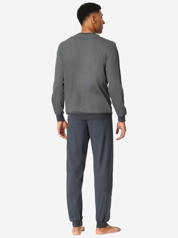 SCHIESSER - Pijama largo 'Comfort Essentials' en azul