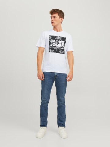 Tricou 'Loky' de la JACK & JONES pe albastru