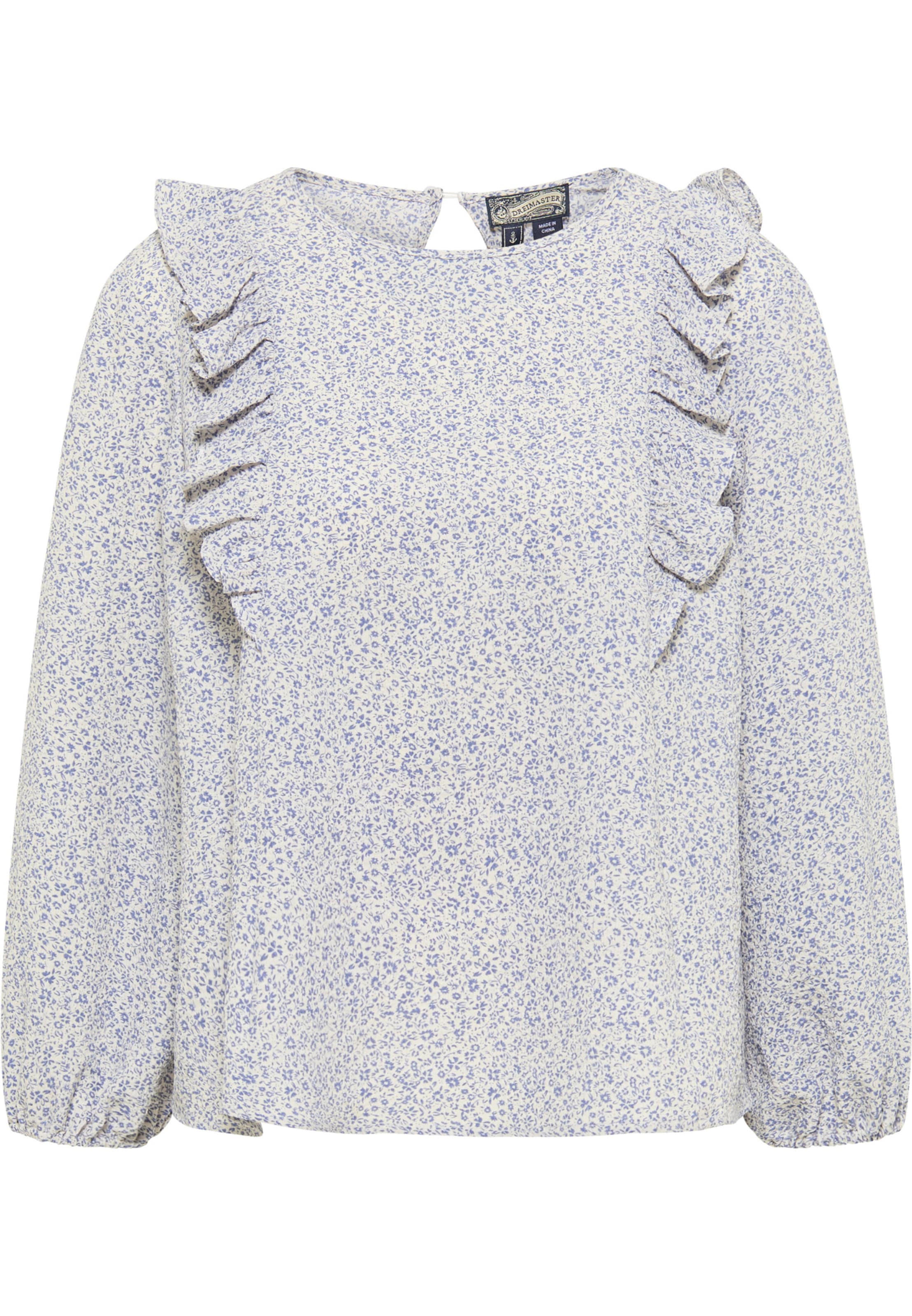 zils DreiMaster Vintage Blūze: no priekšpuses