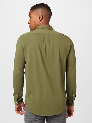 Polo Ralph Lauren - Ajuste estrecho Camisa en verde