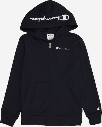 Champion Authentic Athletic Apparel Sweatjakke i blå: forside