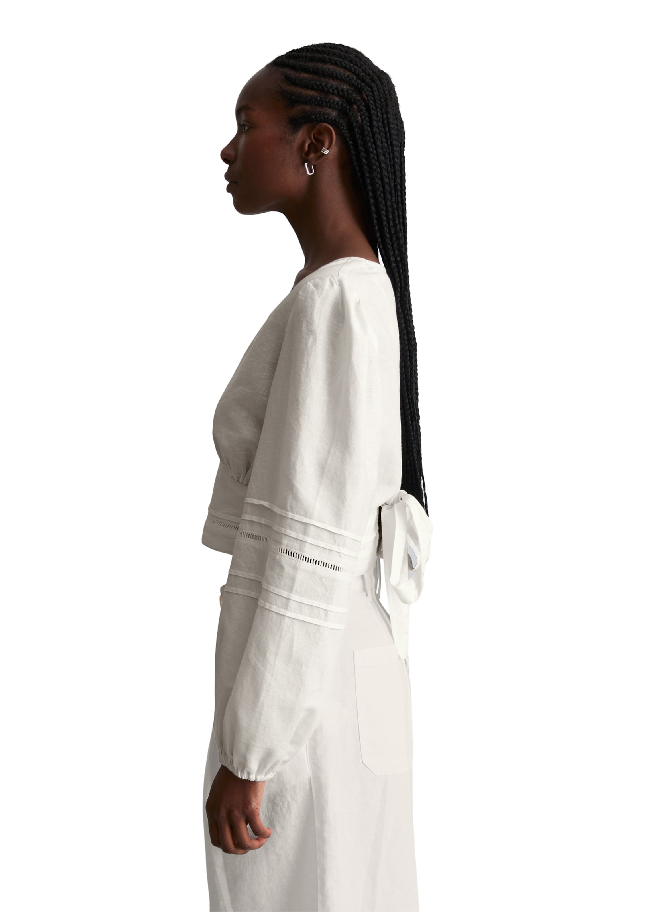 Marc O'Polo DENIM Bluse in Weiß