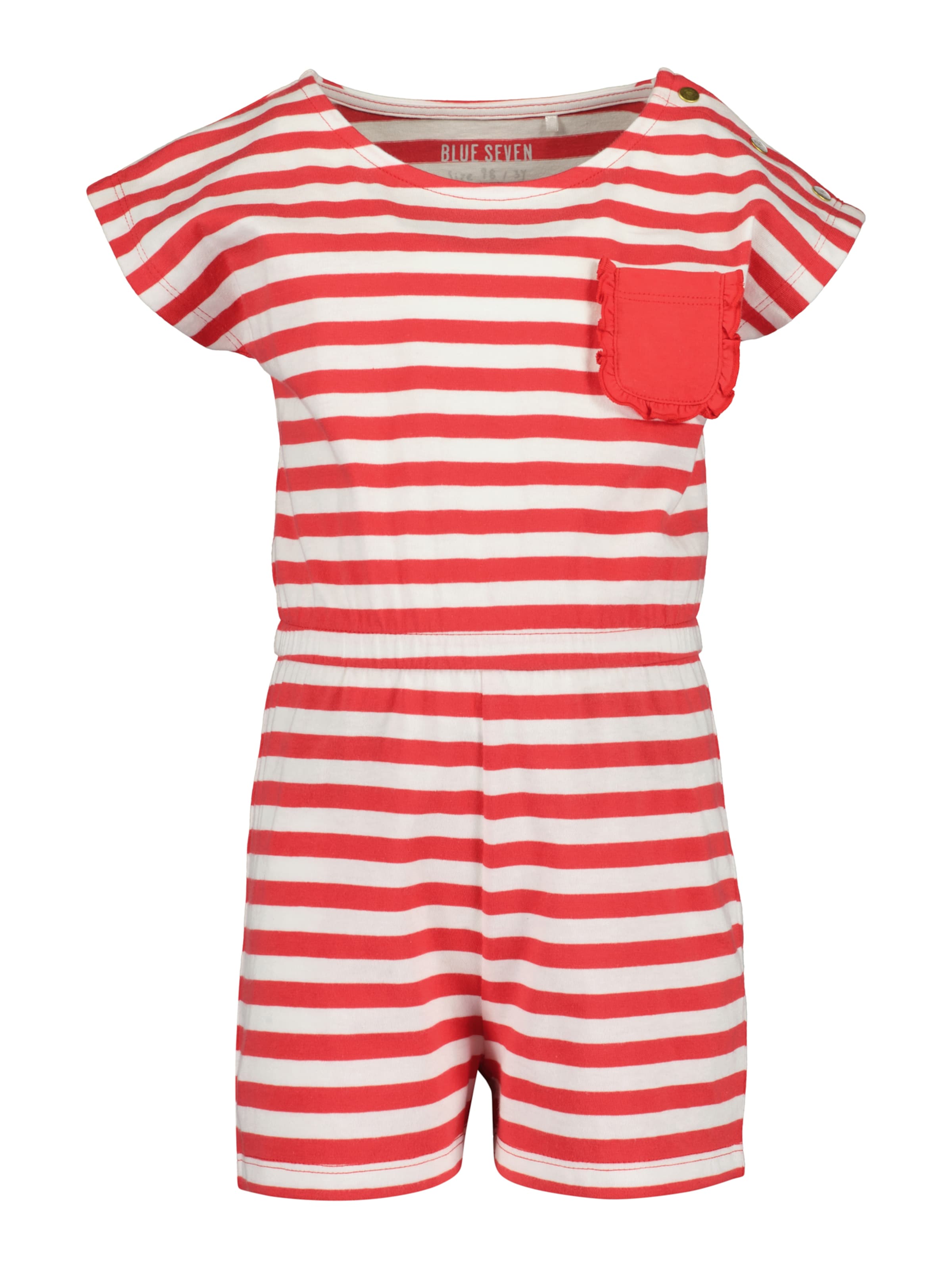 BLUE SEVEN Overal – červená: přední strana