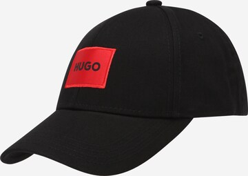 HUGO Cap in Black: front