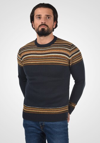 INDICODE JEANS Strickpullover 'Lurdes' in Blau: predná strana