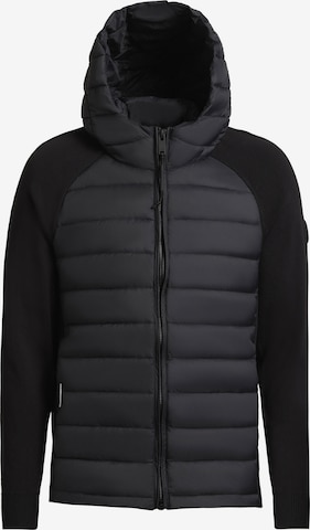 Giacca di mezza stagione 'Nilon' di khujo in nero: frontale