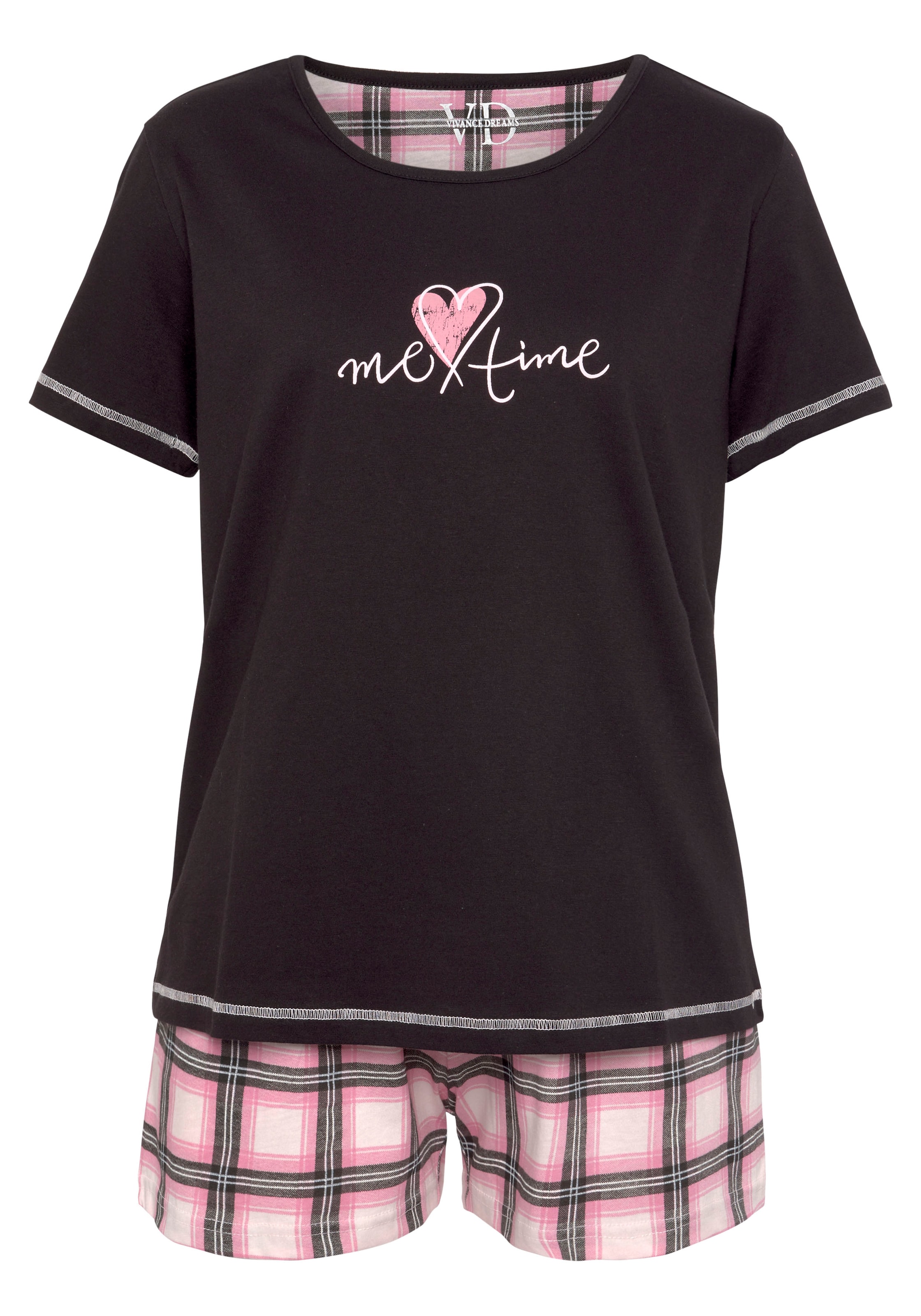 VIVANCE Pyjama-Sets in Mischfarben