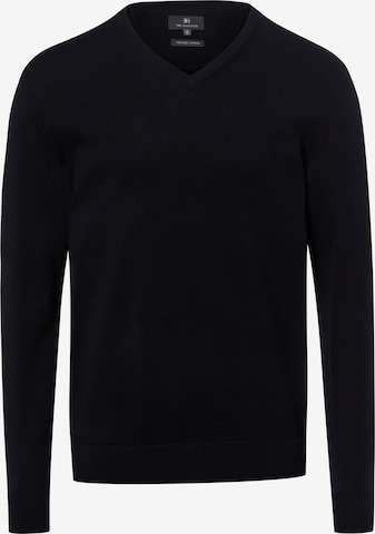 Pull-over Nils Sundström en noir : devant