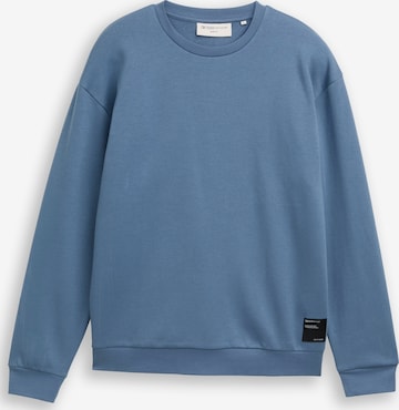 TOM TAILOR DENIM Sweatshirt in Blue: front
