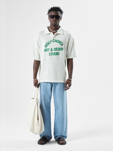 T-Shirt 'Broom' VAMOS CLO en blanc