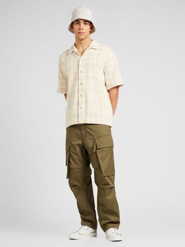 Won Hundred - Ajuste confortable Camisa 'Kenny' en beige