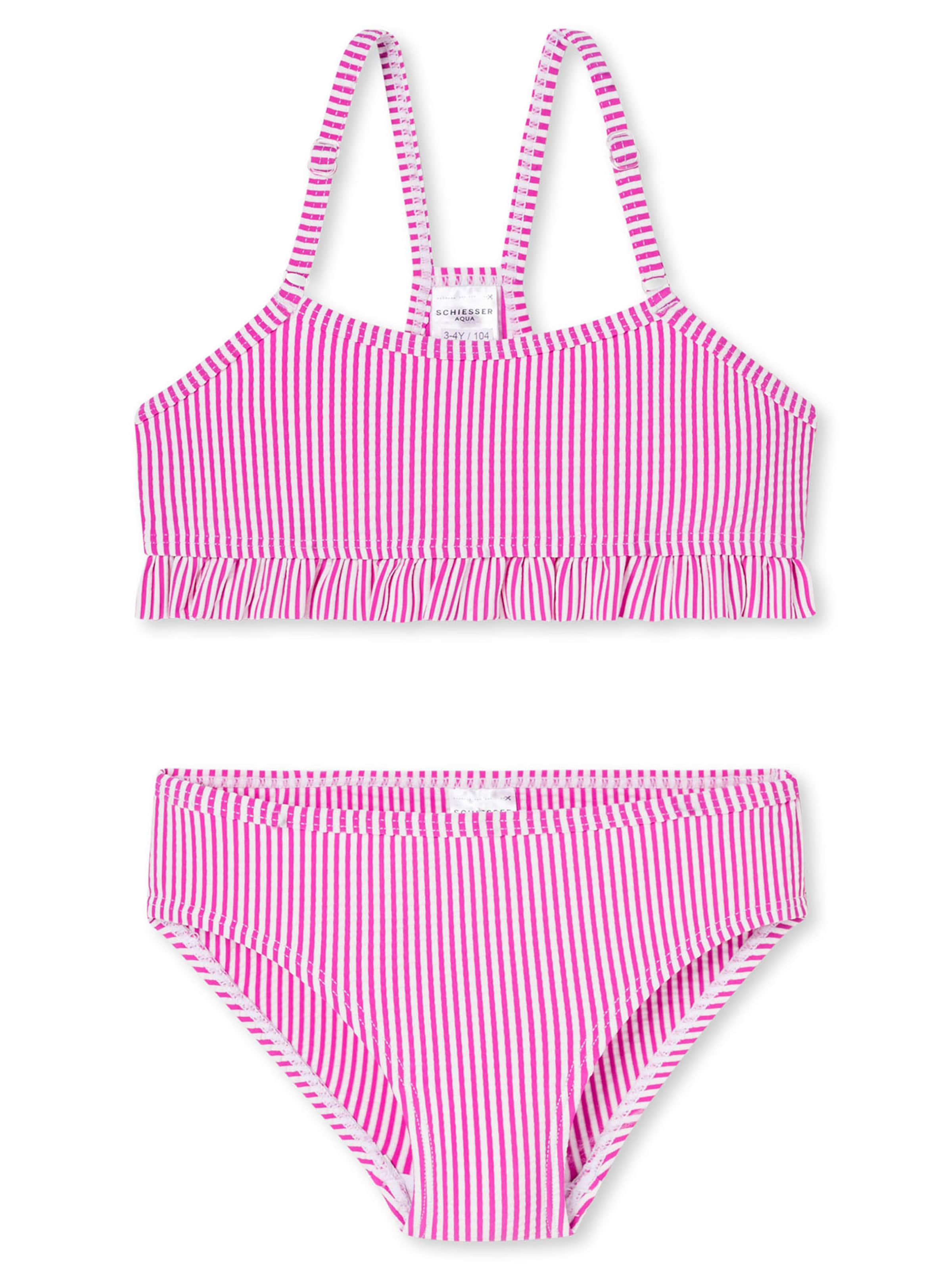SCHIESSER Bikini ' Aqua Kids ' in Roze: voorkant