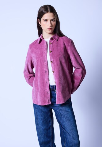 Street One Studio Blouse in Purple: front