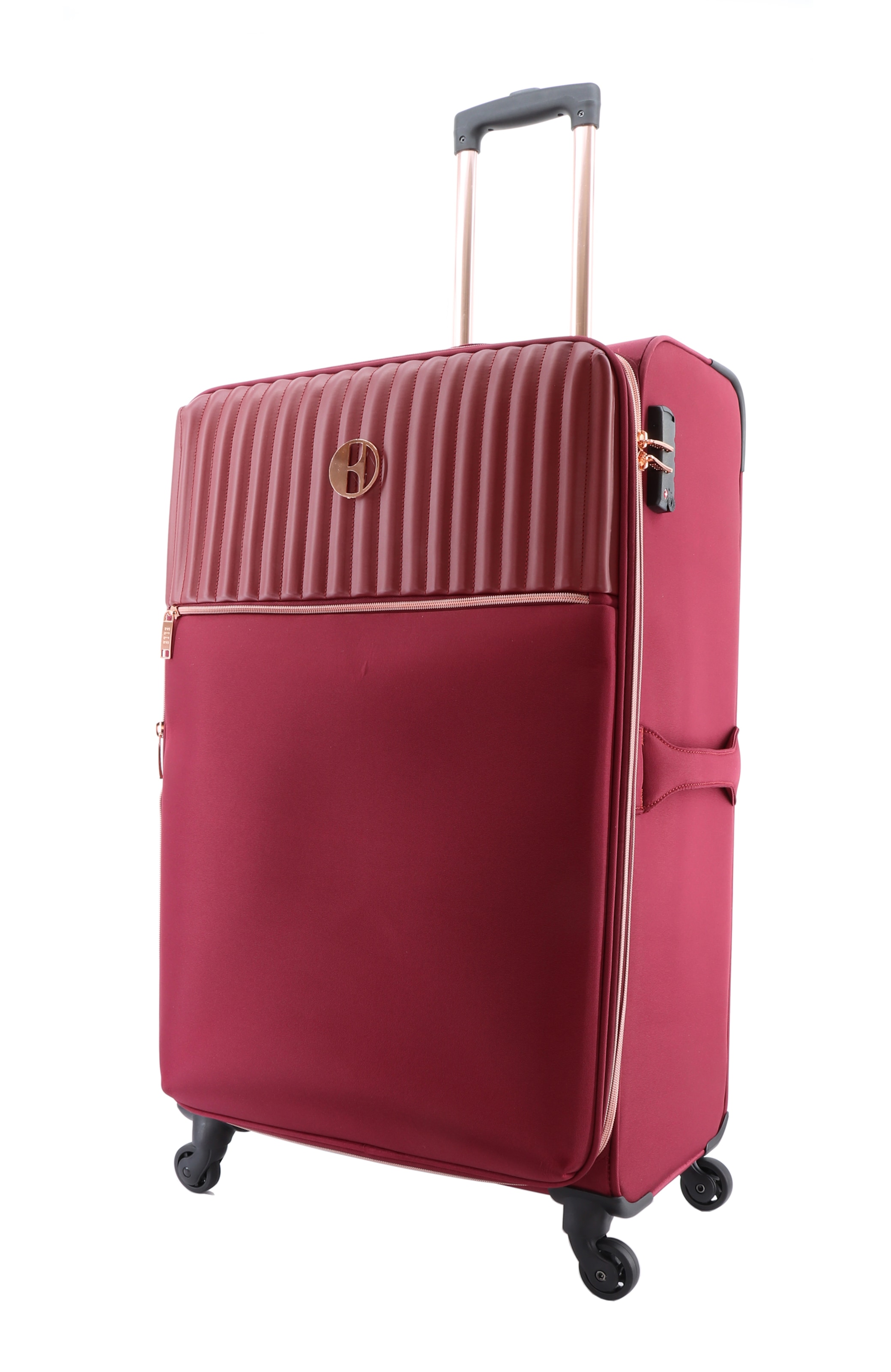 ELLE Suitcase 'Giant' in Red: front