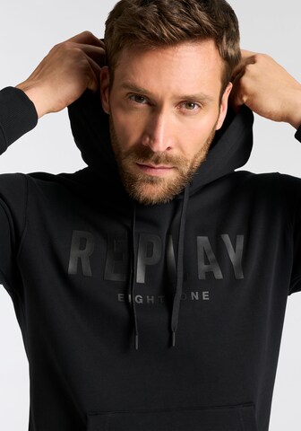 REPLAY Sweatshirt in Schwarz