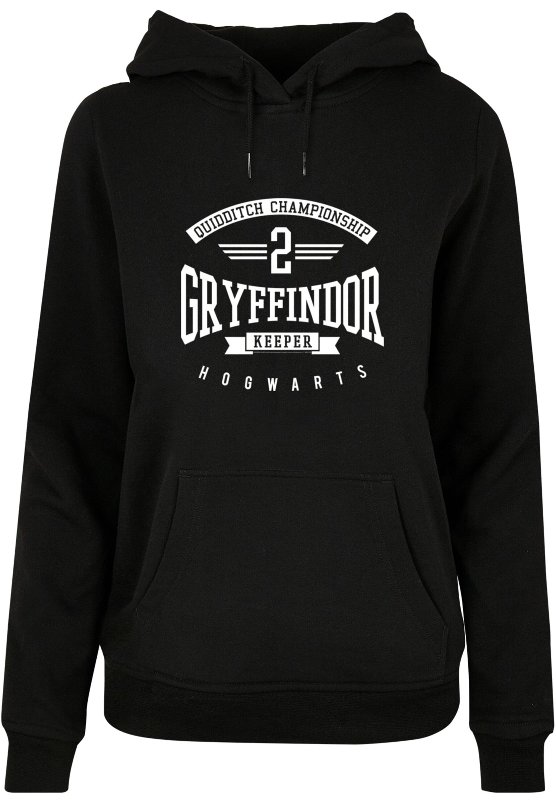 ABSOLUTE CULT Sweatshirt 'Harry Potter - Gryffindor Keeper' in Black: front