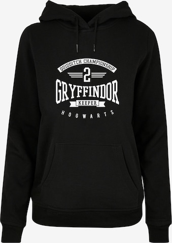 Felpa 'Harry Potter - Gryffindor Keeper' di ABSOLUTE CULT in nero: frontale