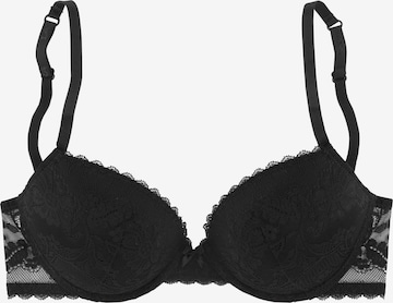 LASCANA Bra in Black: front