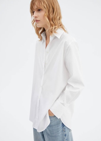 MANGO Blouse 'Just' in Wit