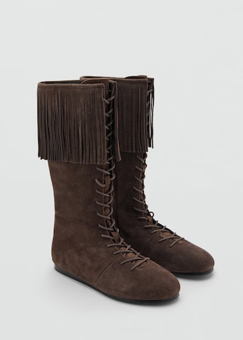 MANGO TEEN Cowboy Boots 'Boxeof' in Brown