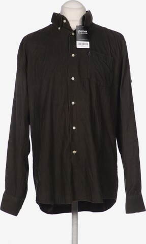 Barbour Button Up Shirt in XL in Green: front