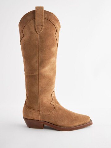 Next Kovbojské boty 'Forever Comfort®' – hnědá