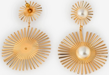 SOHI Earrings 'Avery' in Gold