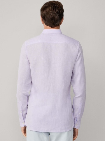Coupe regular Chemise 'Yarn' Hackett London en violet