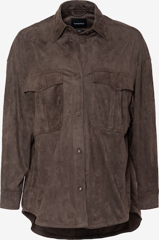 Chemisier 'Ermelina' Elias Rumelis en marron : devant