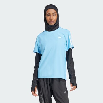 ADIDAS PERFORMANCE Performance Shirt 'Own the Run' in Blue: front